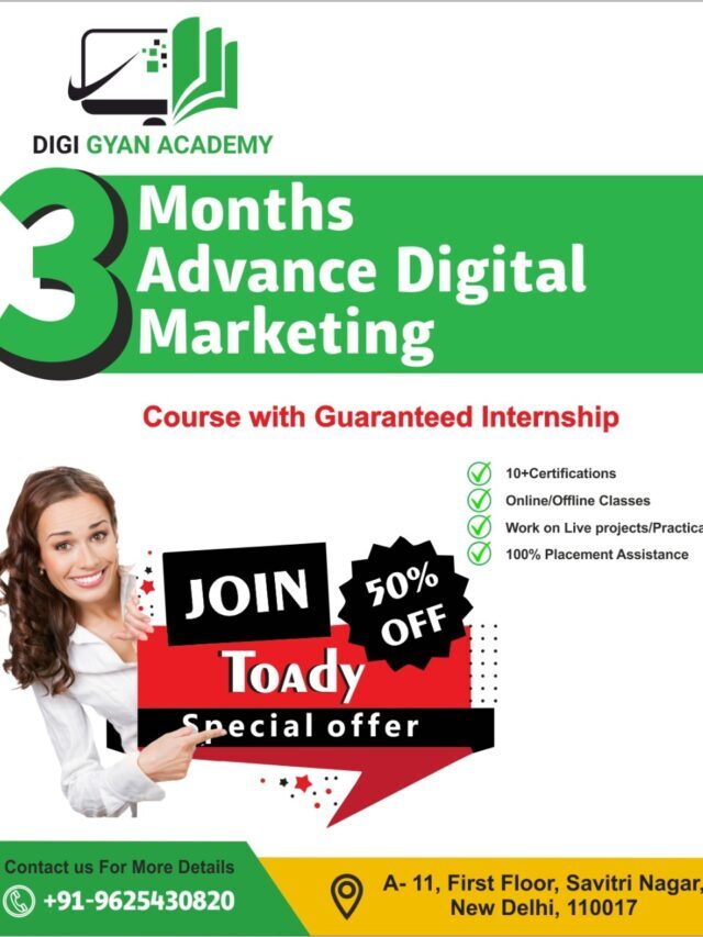 3 Month Advance Digital Marketing Course
