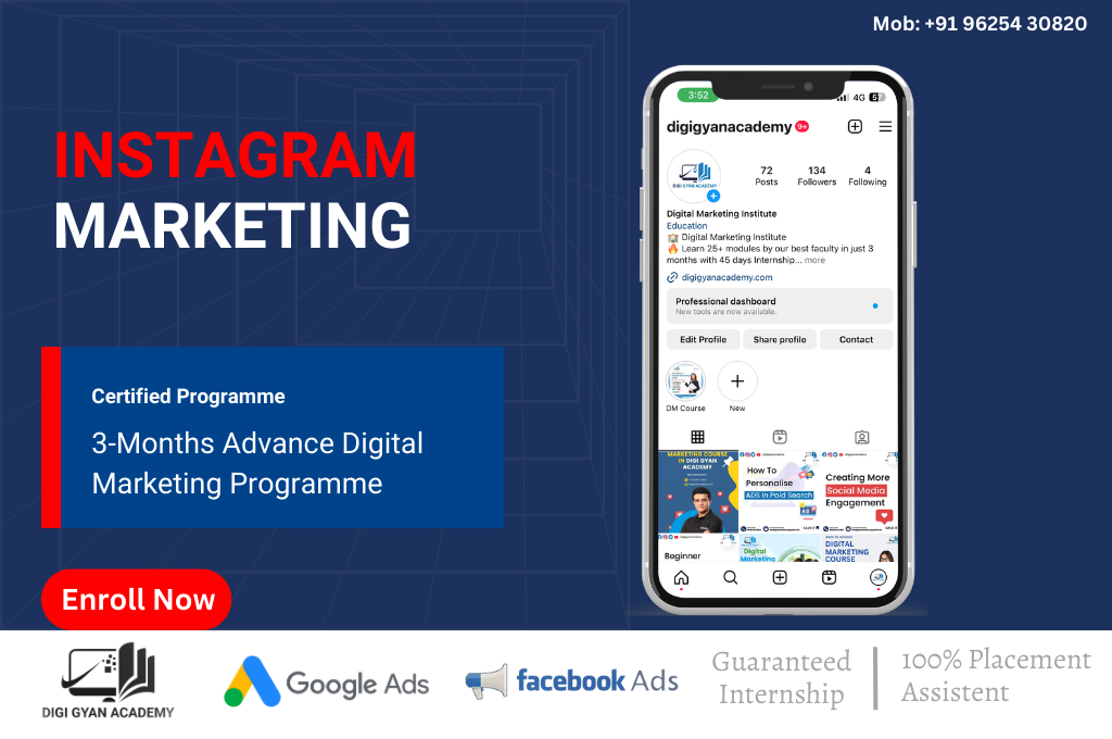 Instagram marketing course in delhi